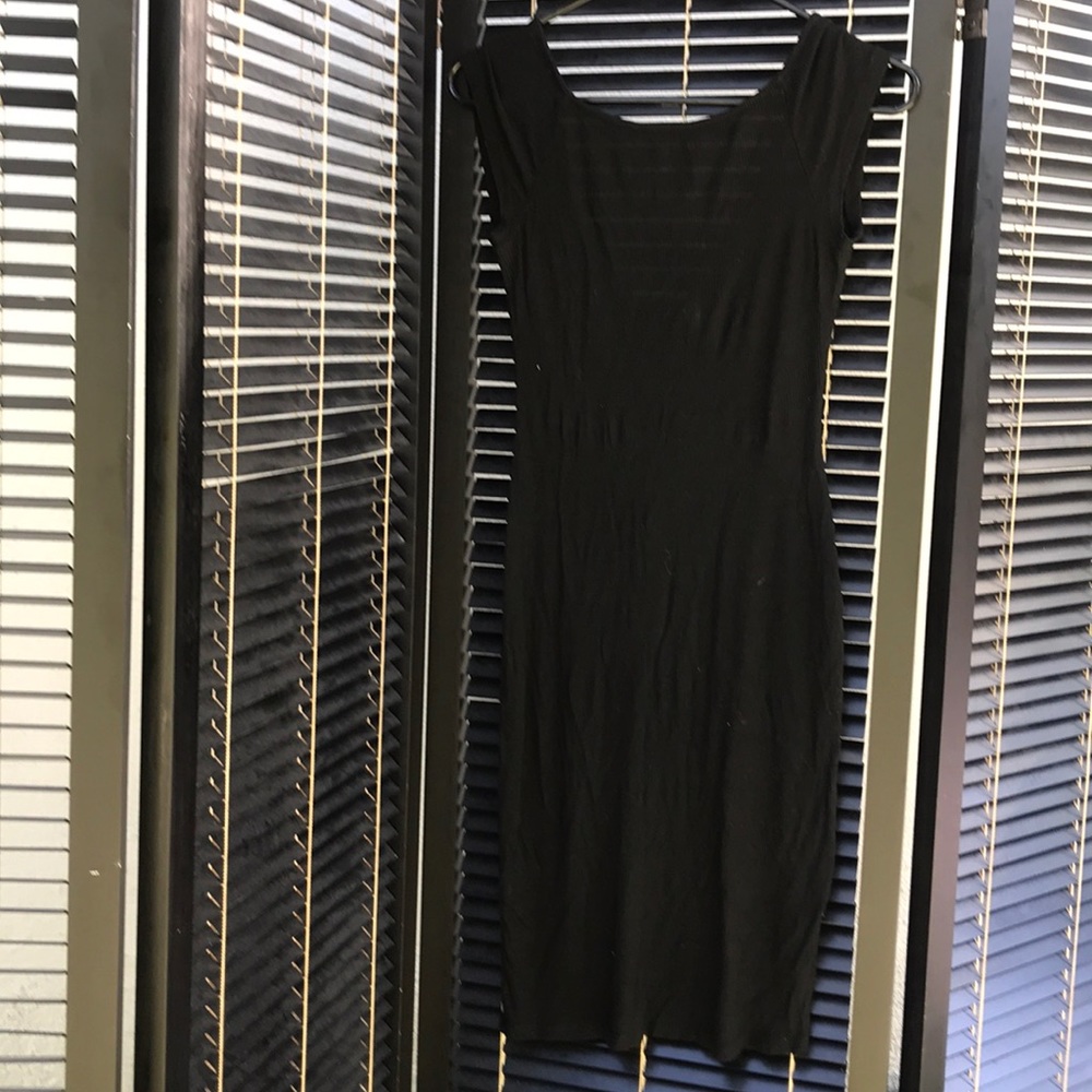 The black dress